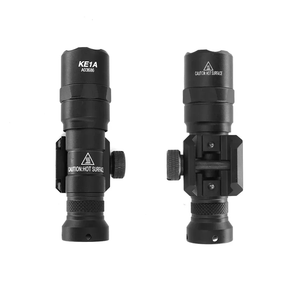 thumbnail image 2 of Tactical M300B 400 Lumen LED Scout Flashlight – Rail Mount, Black, Metal 2 of 4