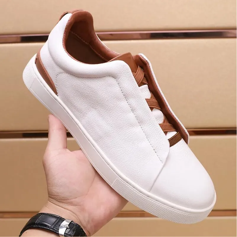 New Arrival Mens Casual Shoes Luxury Brand Sneakers Genuine  display picture 2
