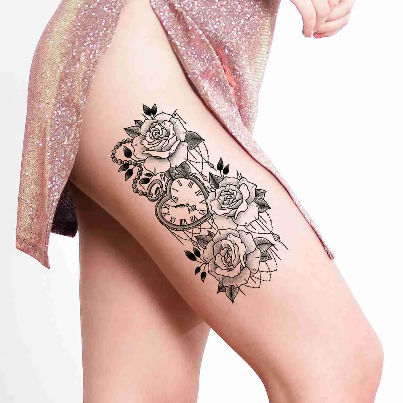 Waterdichte Tijdelijke Tattoo Stickers Vlinder , Bloem , Hertenontwerpen  Nep Tatoeages Voor Damesmeisjes 2024 Van 1,44 € | DHgate, image size:1340x1340