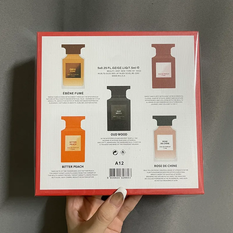 Mini Perfume Set: 5 X 7.5ml Neutral Fragrance Collection