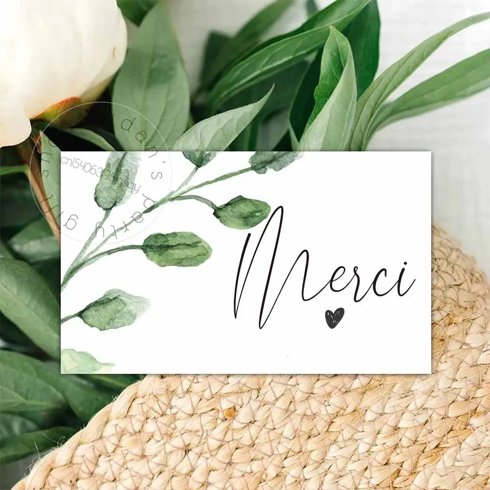 French Merci Thank You Cards for Your Support, Greeting Cards ...