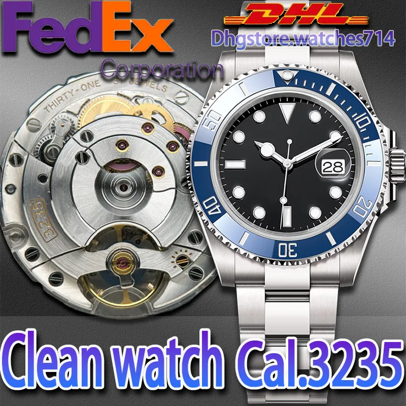 Men s Luxury Automatic Mechanical Watch Top Quality Clean Factory SUB 126619LB with 904L Sapphire and Slip Buckle FedEx Fast Shipping