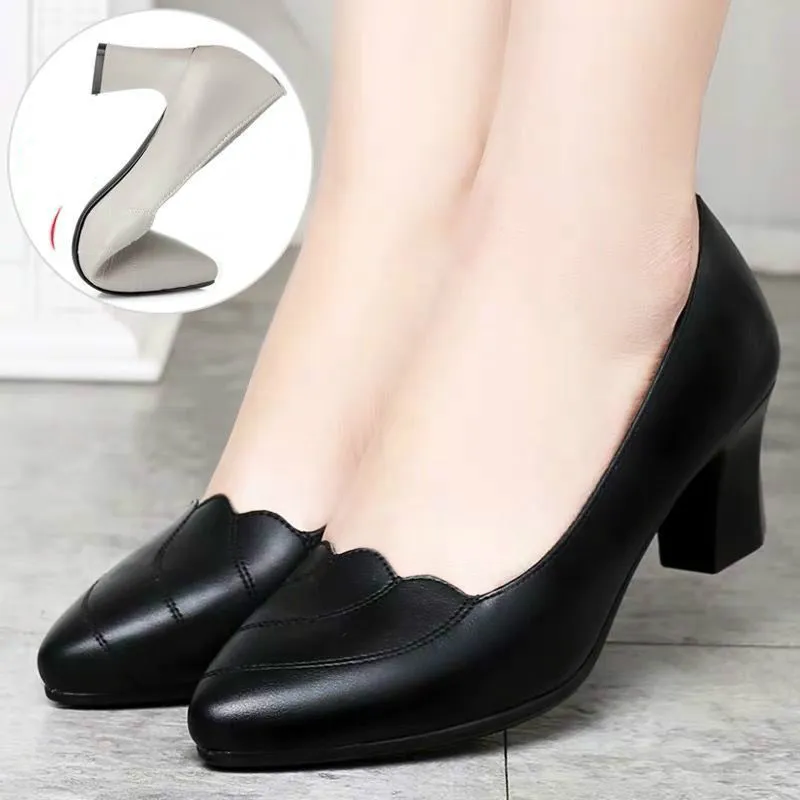 Comfortable work shoes heels hot sale