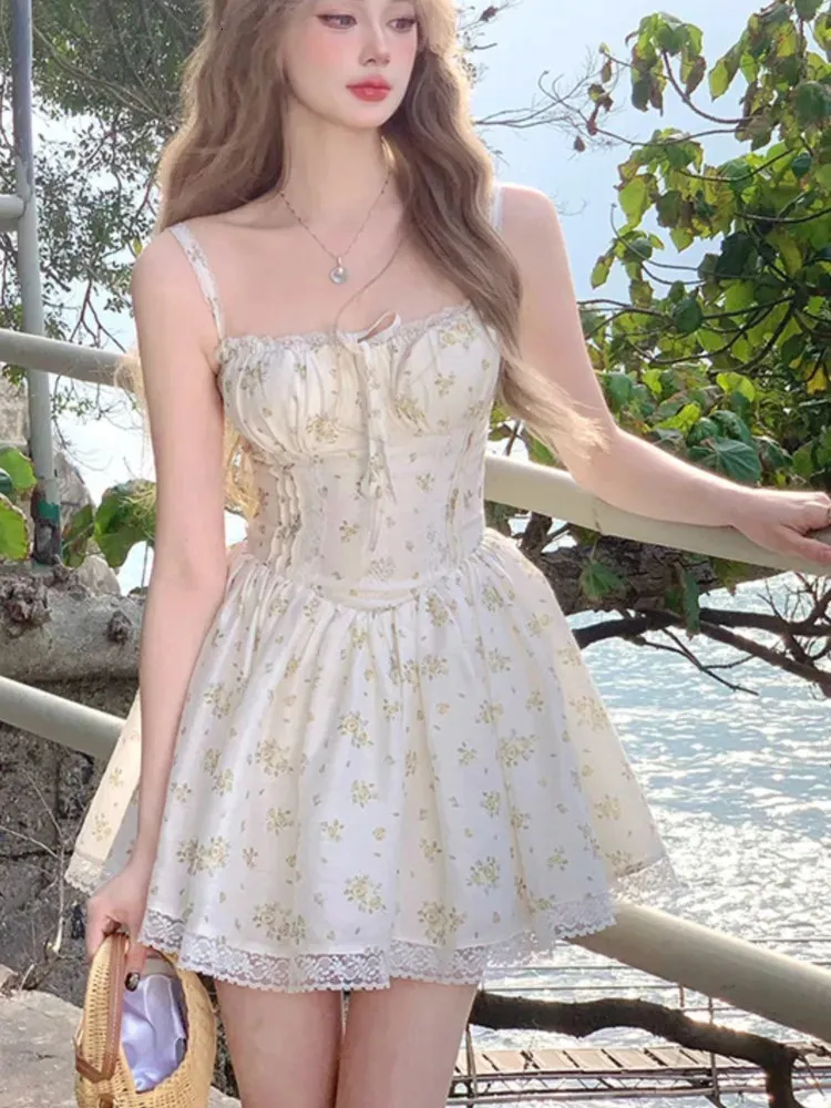 Elegante Mini Vestido Floral Para Mujeres: Vestidos De Fiesta De