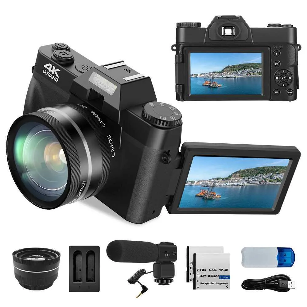 4K Digital Camera HD WiFi Video Camera with 16X Zoom, Beginner