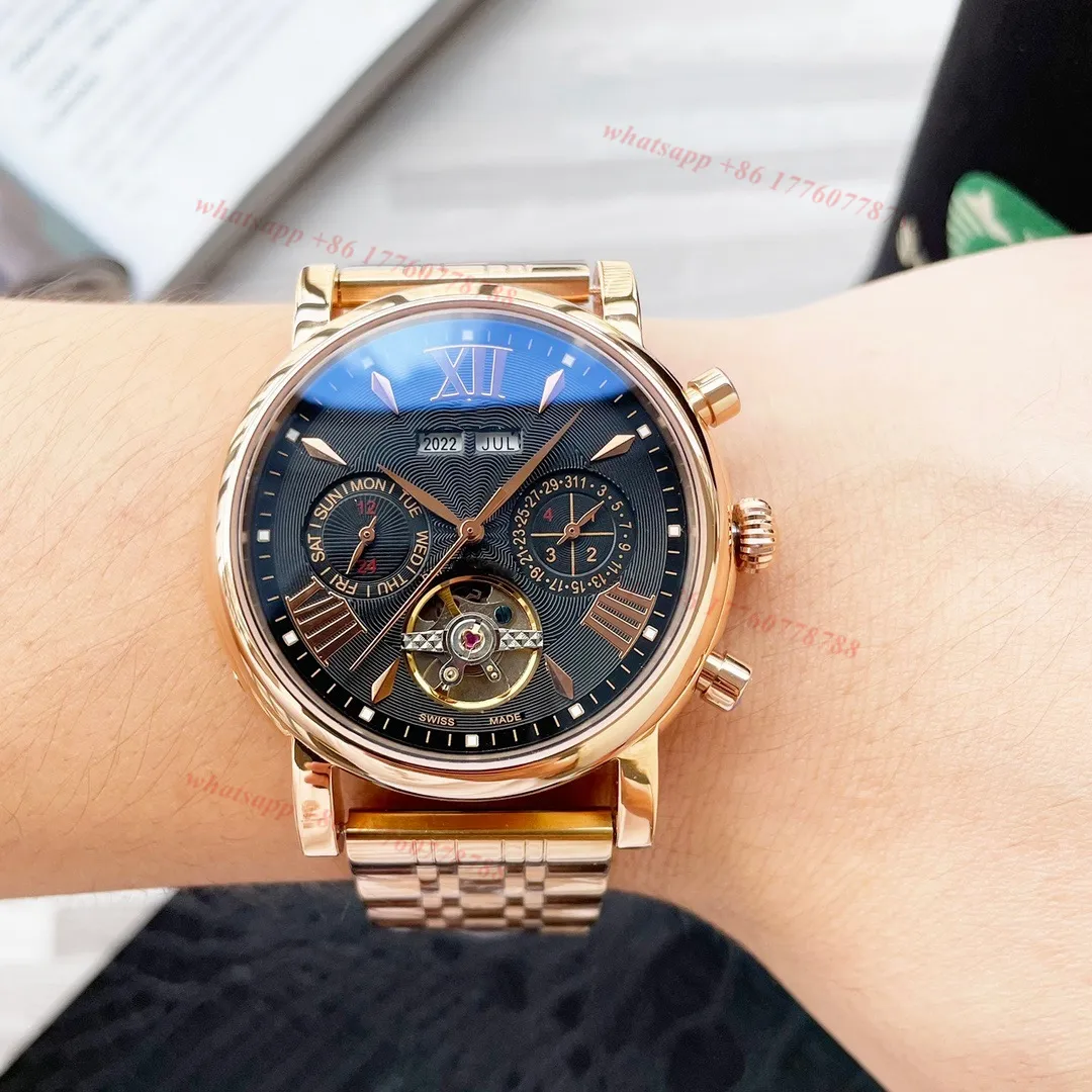 Montre Superclone Patekphilippe Watch Automatic Movement Watches Men Tourbillon Chronograph Wristwatches Designer Luxury Watch With Box Dhgate New From 162 55 DHgate