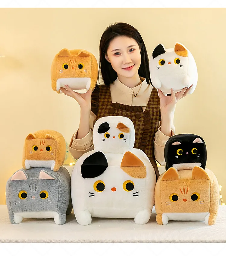 Cute Cat Plush Pillow Soft, Kawaii Anime Plushies for Kids Shop Now!