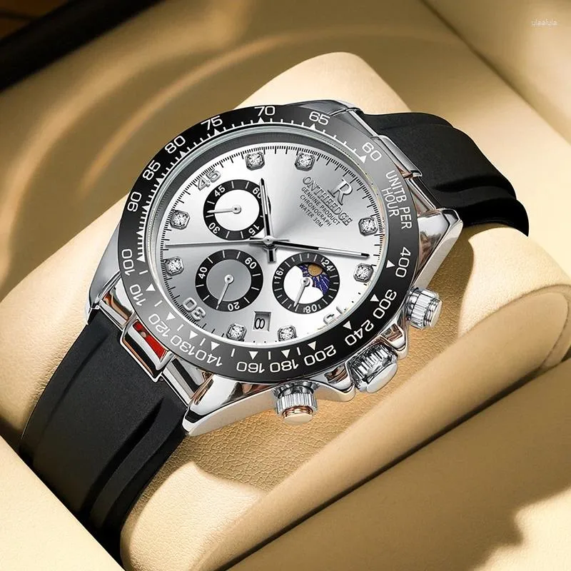 Premium Waterproof Sport Wristwatch: Military Chronograph Design