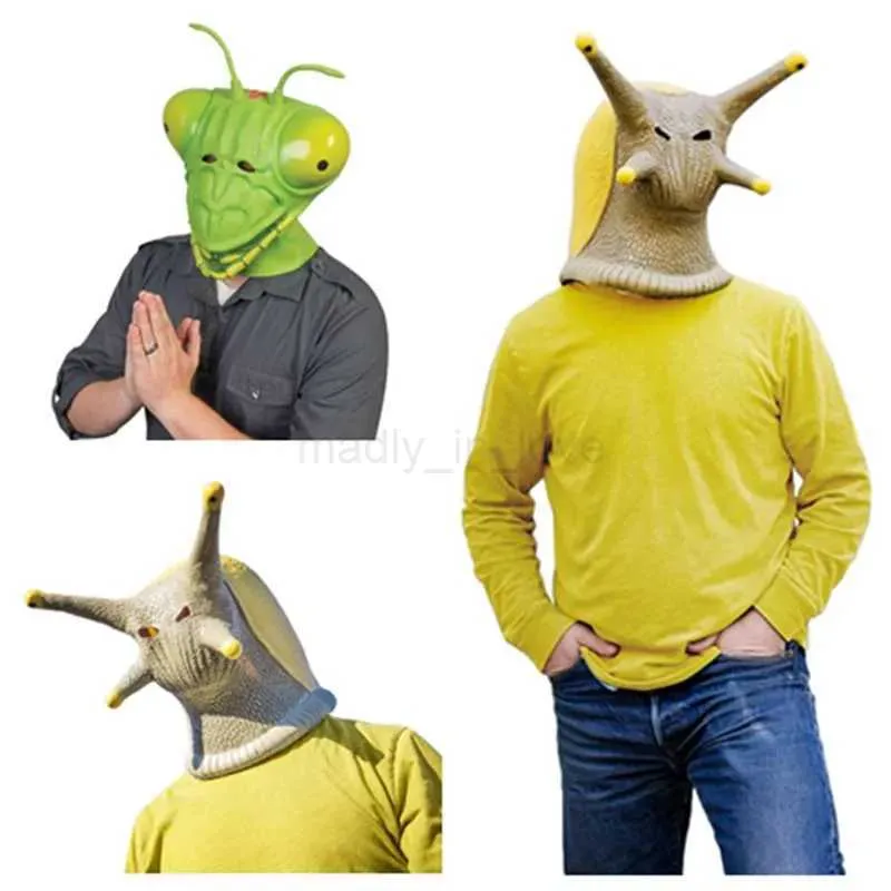 Snail Slug Mantis Full Face Mask Adult Cartoon From Madly in love 