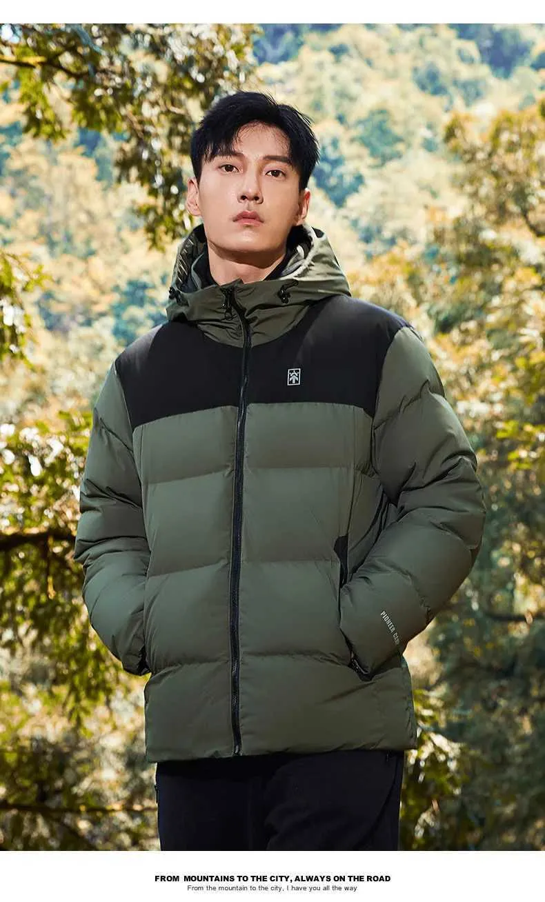 Men Winter Jacket Pioneer Camp Men's Water-Repellent Winter Parka