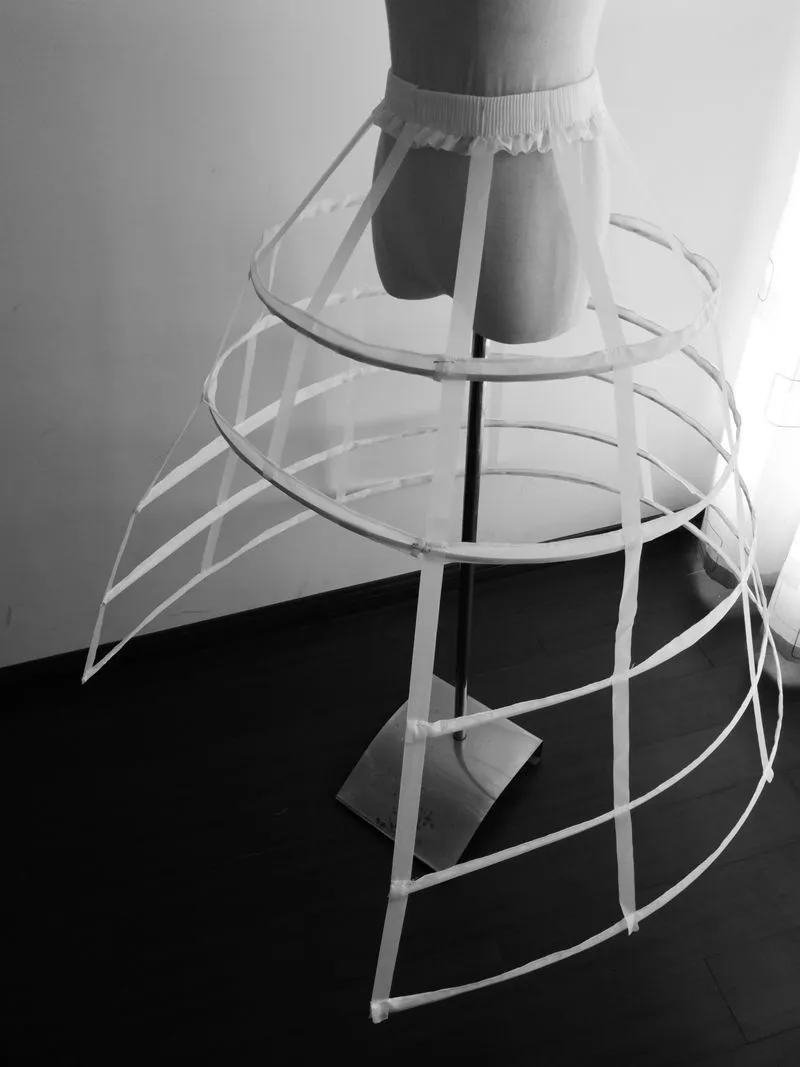 Jupon Crinoline Victorien Pour Cosplay - Cage à Cerceaux, 38 Cm De Hauteur, Donne Du Volume Aux Robes