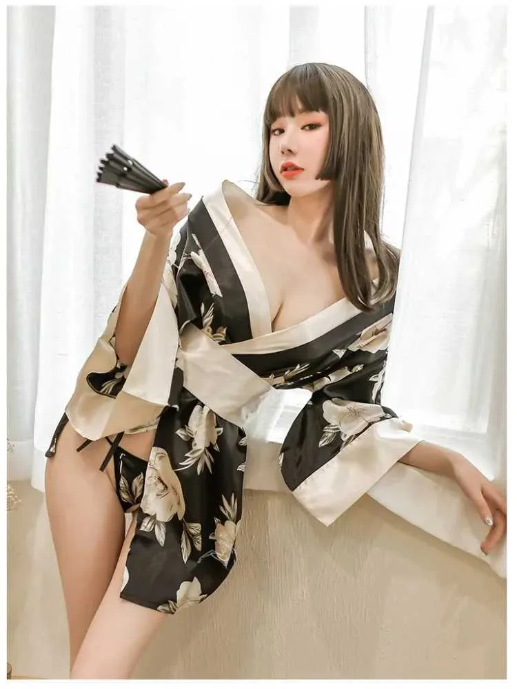 sexy geisha lingerie Chinese Style Floral Mesh Dress – YOMORIO main image 0