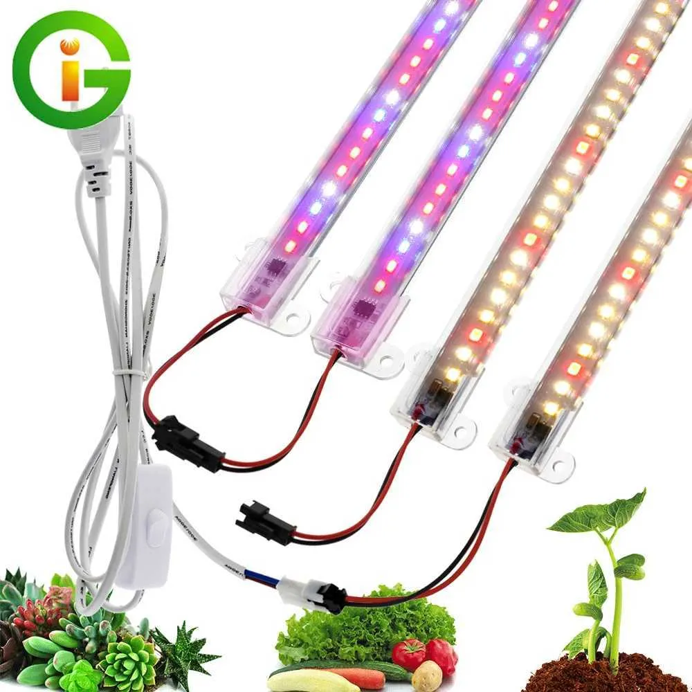 Full Spectrum LED Grow Light - 75 LEDs, AC220V Plant Light Bar for ...