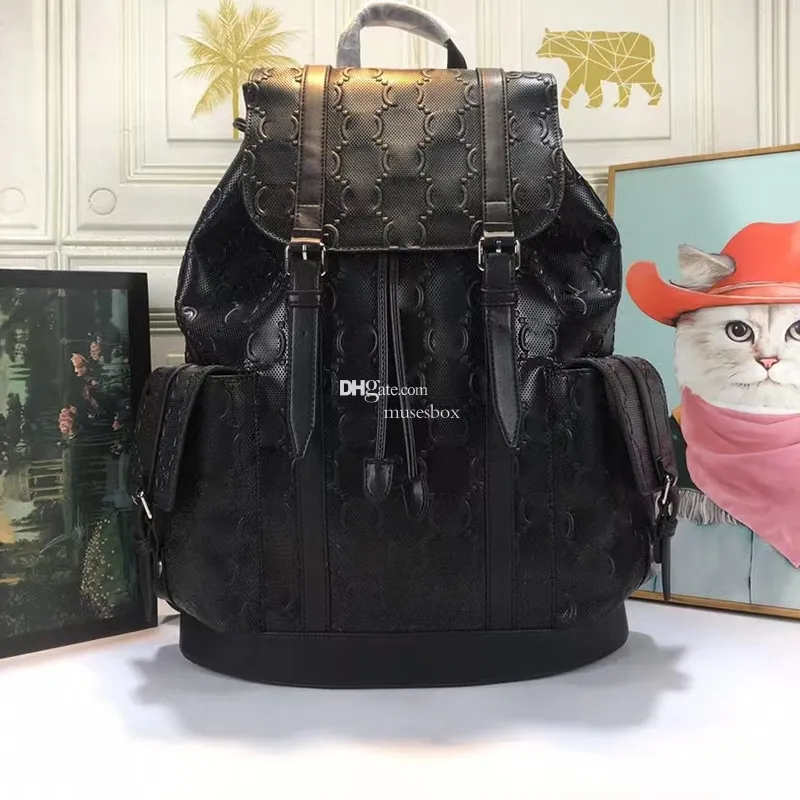 Ahorra a lo Grande en Compras al por Mayor de Mochilas De Diseñadores  Grandes Mochilas De Lujo: Elegantes Mochilas De Cuero Negro Para Hombres  Para