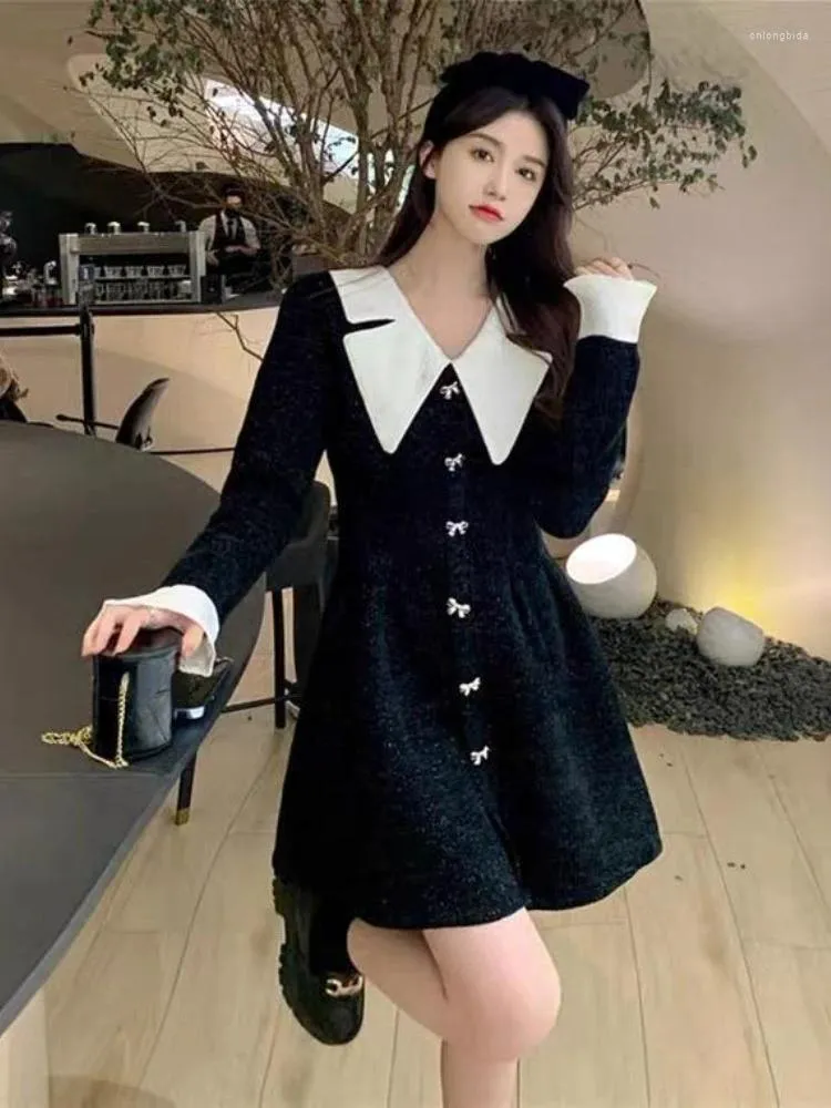 white christmas dresses Keira Oversized Collar Dress main image 0