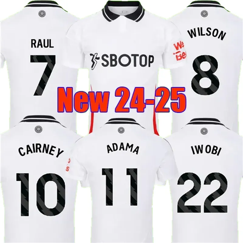 20242025 Fulham soccer shirts with Iconic Players Ronaldo, Coutinho