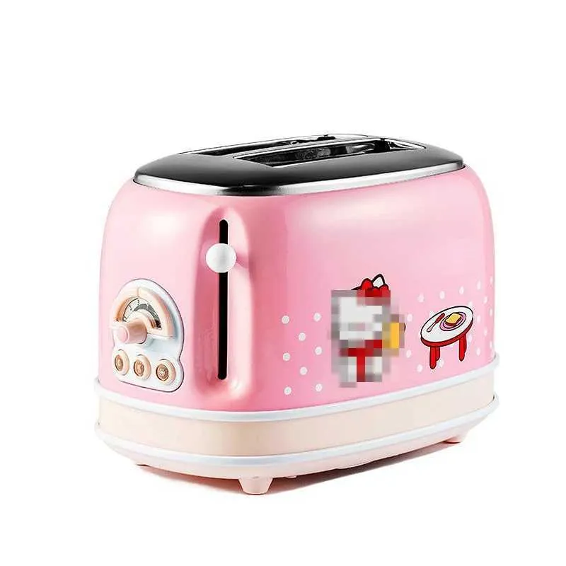 DHgate.com:Pink 2-Slice Automatic Bread Maker with 680W, 304 Stainless ...