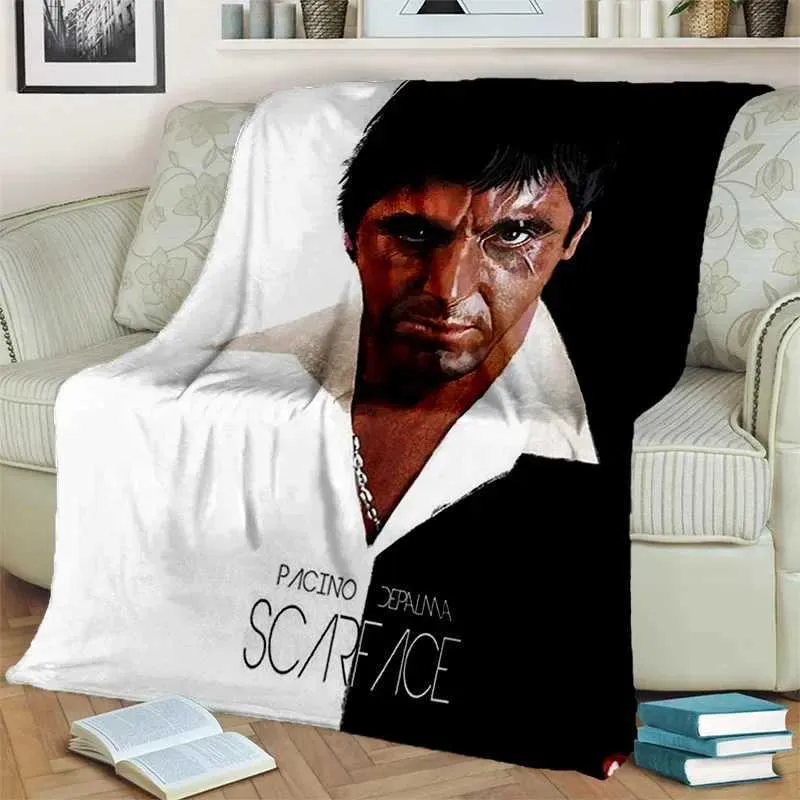 Scarface Tony HD Fleece Throw Blanket For Sofa Bed Living Room Home Office 3D Printing Soft Decorative Blanket All Season From Swagger fashion 5.13 DHgate.Com Better Than Pottery Barn Crate Barrel