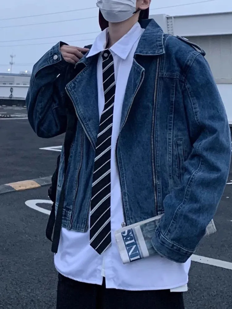 ジャケット・アウター 00s PPFM glen check zip short jacket Y2K Vintage Cropped Denim Jacket: Mens Y2K Zip-Up Bomber - Shop