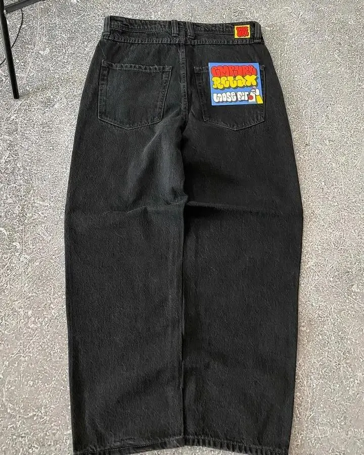 Embroidered Streetwear Shorts: Mens Baggy Jean Shorts, Y2K Hip Hop Gothic  Pants, Wide Leg Trouser Shop Now!