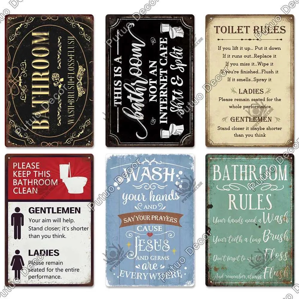 Vintage Retro Metal Sign – Rustic Man Cave Wall Decor – Handmade Tin Plaque