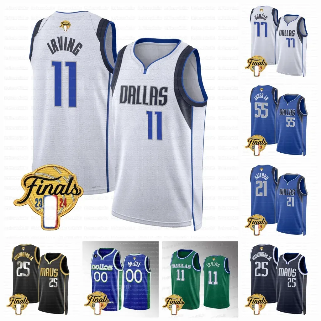 Save Big on Bulk Klay Thompson Jersey 31 Klay Thompson Kyrie Irving Luka  Doncic 2024 Maverick Jerseys Daniel 21 Gafford Maxi Kleber Jaden Hardy Tim 