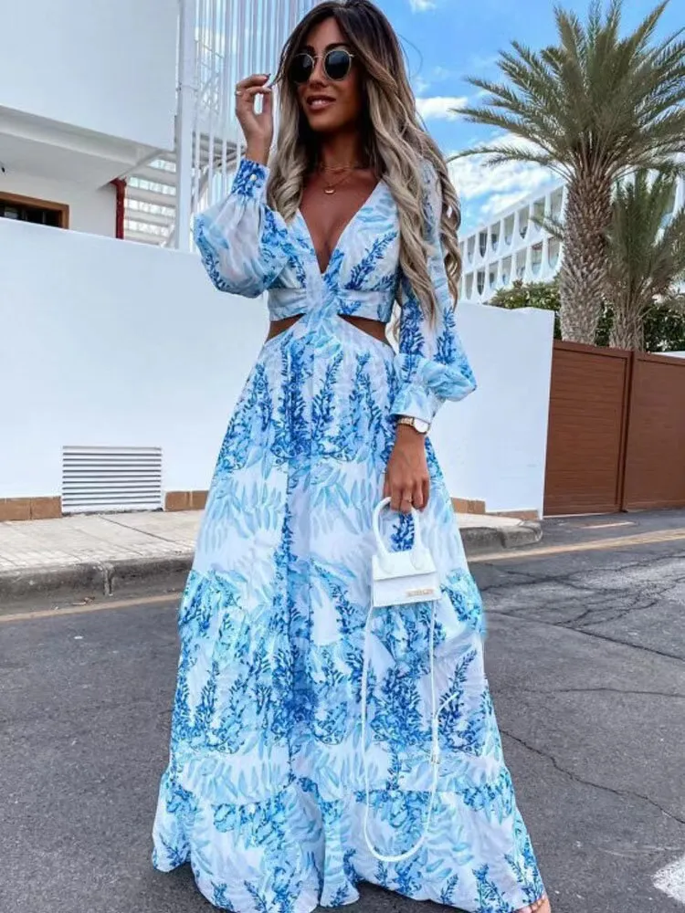Elegant long maxi women summer white casual chiffon dress Elegant long maxi women summer white casual chiffon dress