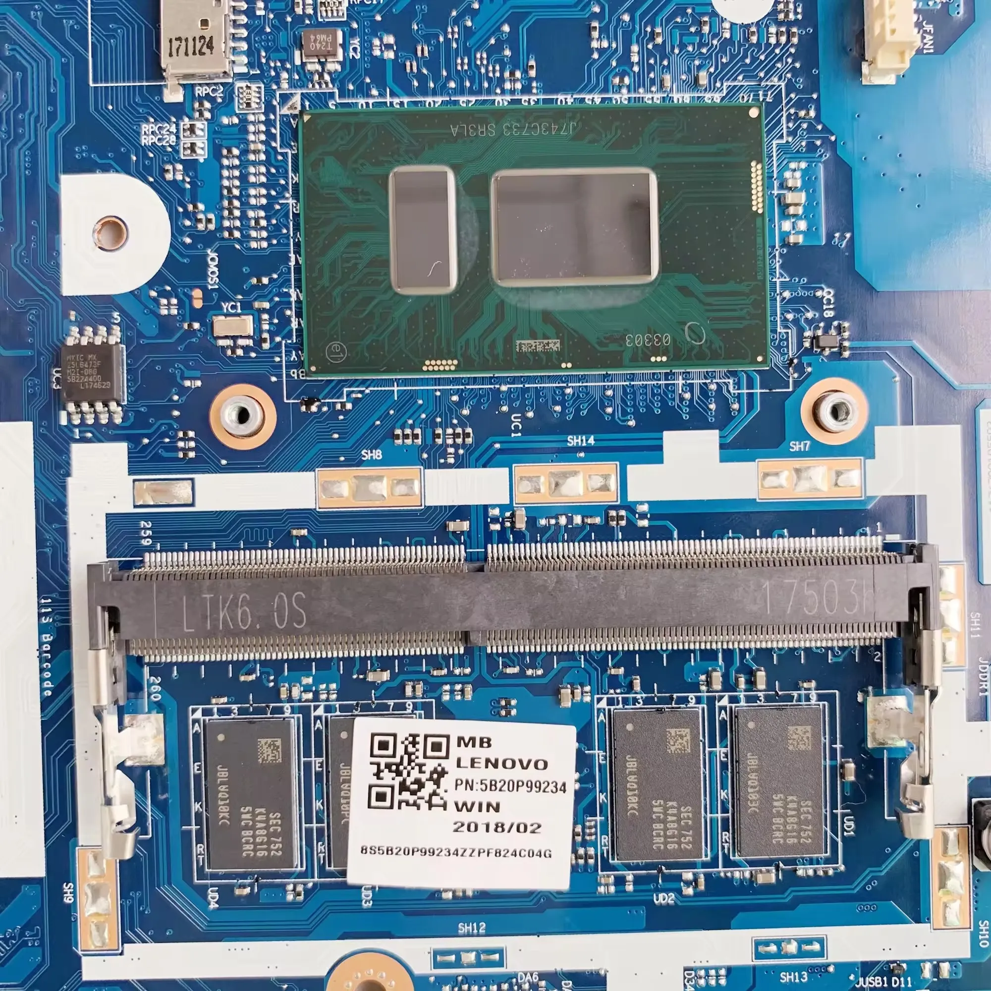 Ideapad 330-15IKB/17IKB Motherboard Replacement NM-B451, I5