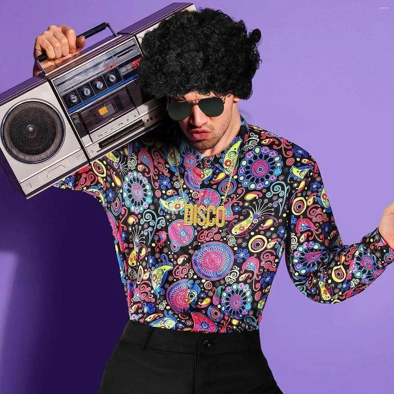 70s Disco Retro Floral 80s Tracksuit Mens Set For Men Flare Pants And Full Body Workout Suit For Stage Performances From Swiscafe 26.03 DHgate.Com