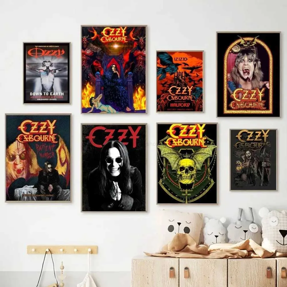 Vintage Rock Band Posters - Heavy Metal Music Decor, Premium