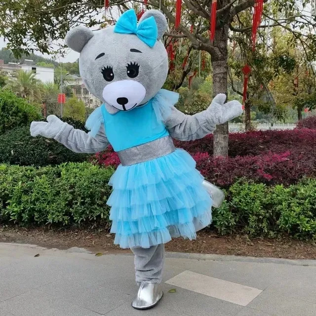 Girl Wedding Teddy Bear Mascot Costume Cartoon... From Crownbonanza,  $164.48