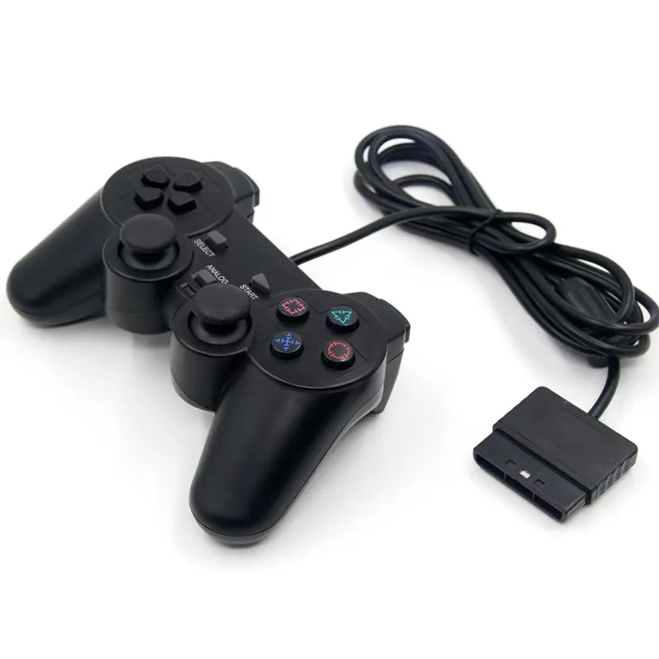 PlayStation Wired Joypad Gaming Controller for PS2 Console, 828DD Gamepad  with Double Shock (Shipped by DHL)