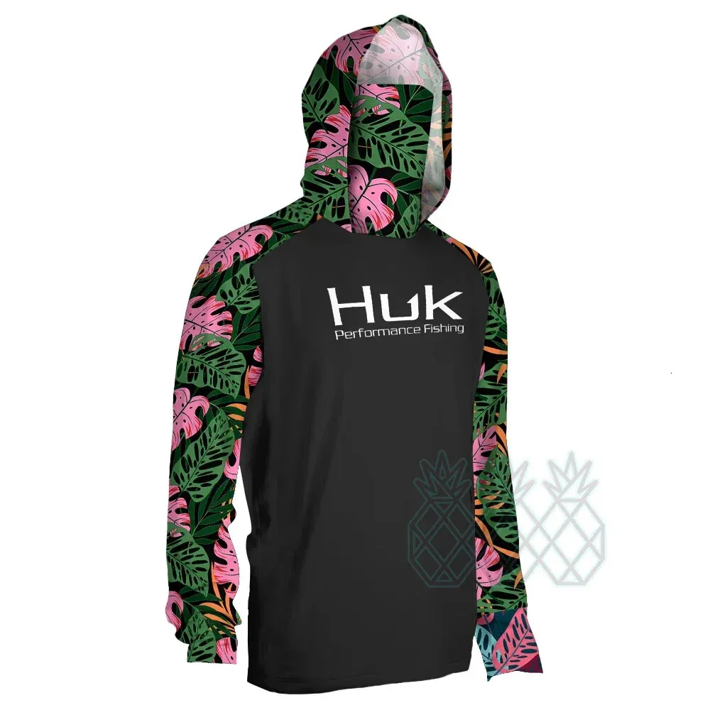 Huk fishing shirt with hood sale