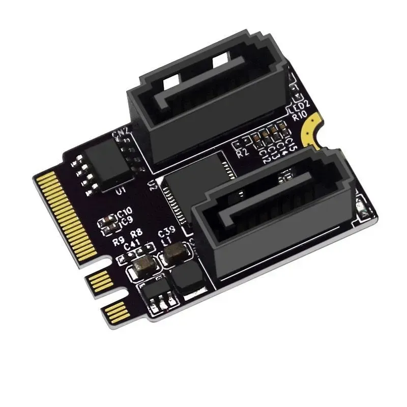 2024 NEW M2 To SATA3.0 Expansion Card KEY A   E WIFI M.2 To SATA Hard Disk Adapter Card Without Driver Installation
