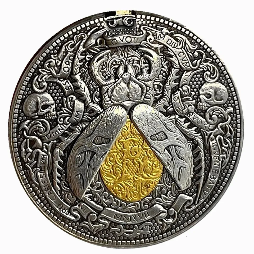 可動メカニズムホーボーニッケルコインゴールドスカラブエジプトヴィンテージローマンブーティーンアートコレクティブルユニークなギフト2024を￥4,753  | DHgate