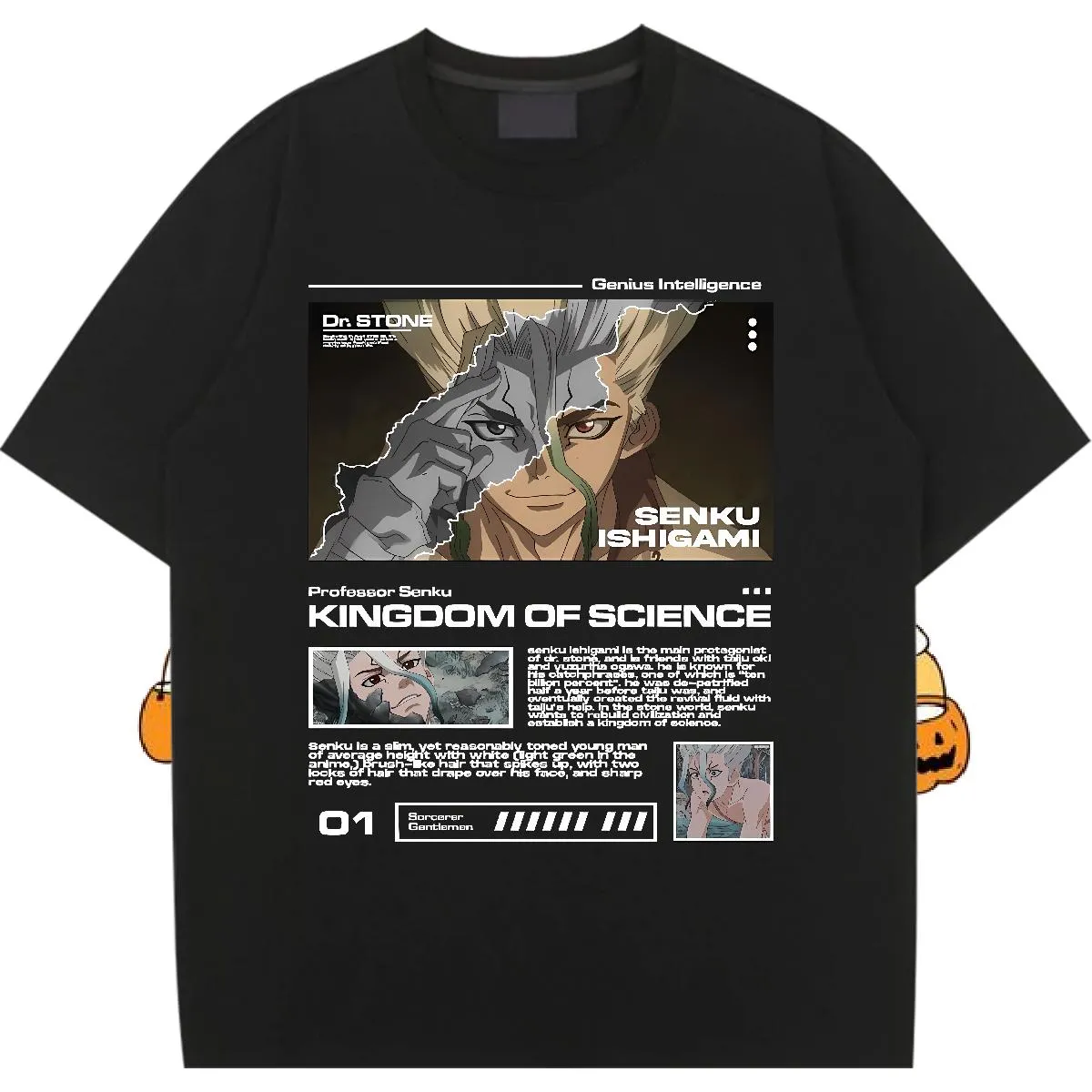 Scientist Doctor Genius Anime Boy Stone T-Shirt Scientist Doctor Genius Anime Boy Stone T-Shirt