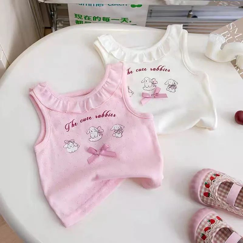 Cute Lace Tank Top for Baby Girls - Lightweight & Breathable