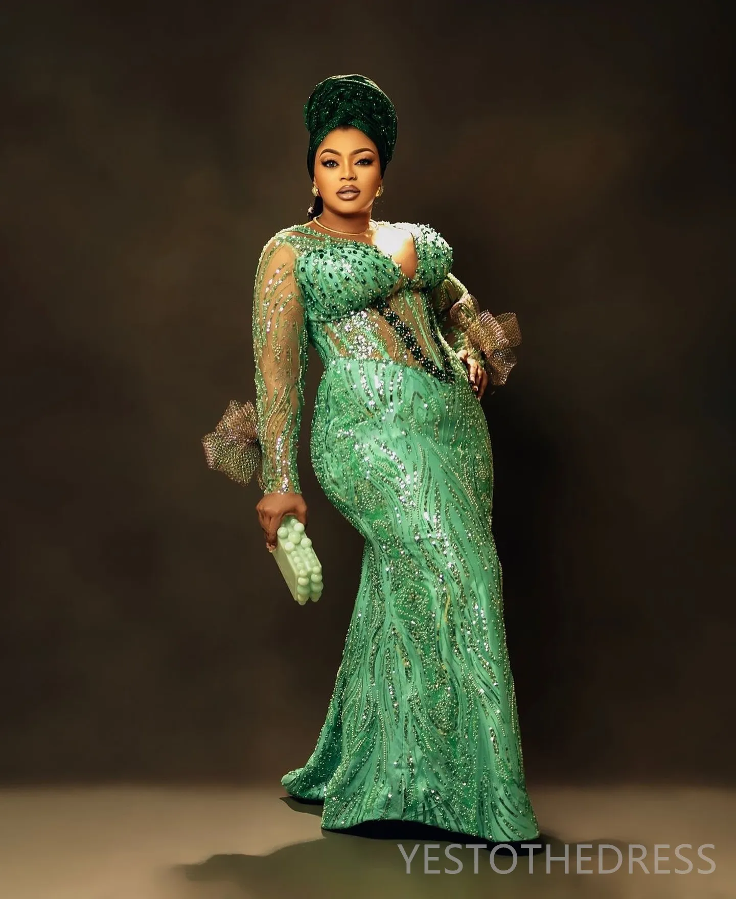 Tea Length Kohls Mother Of Groom Dresses Buy Turkey Sequence Dinner Gown  Green In Nigeria
