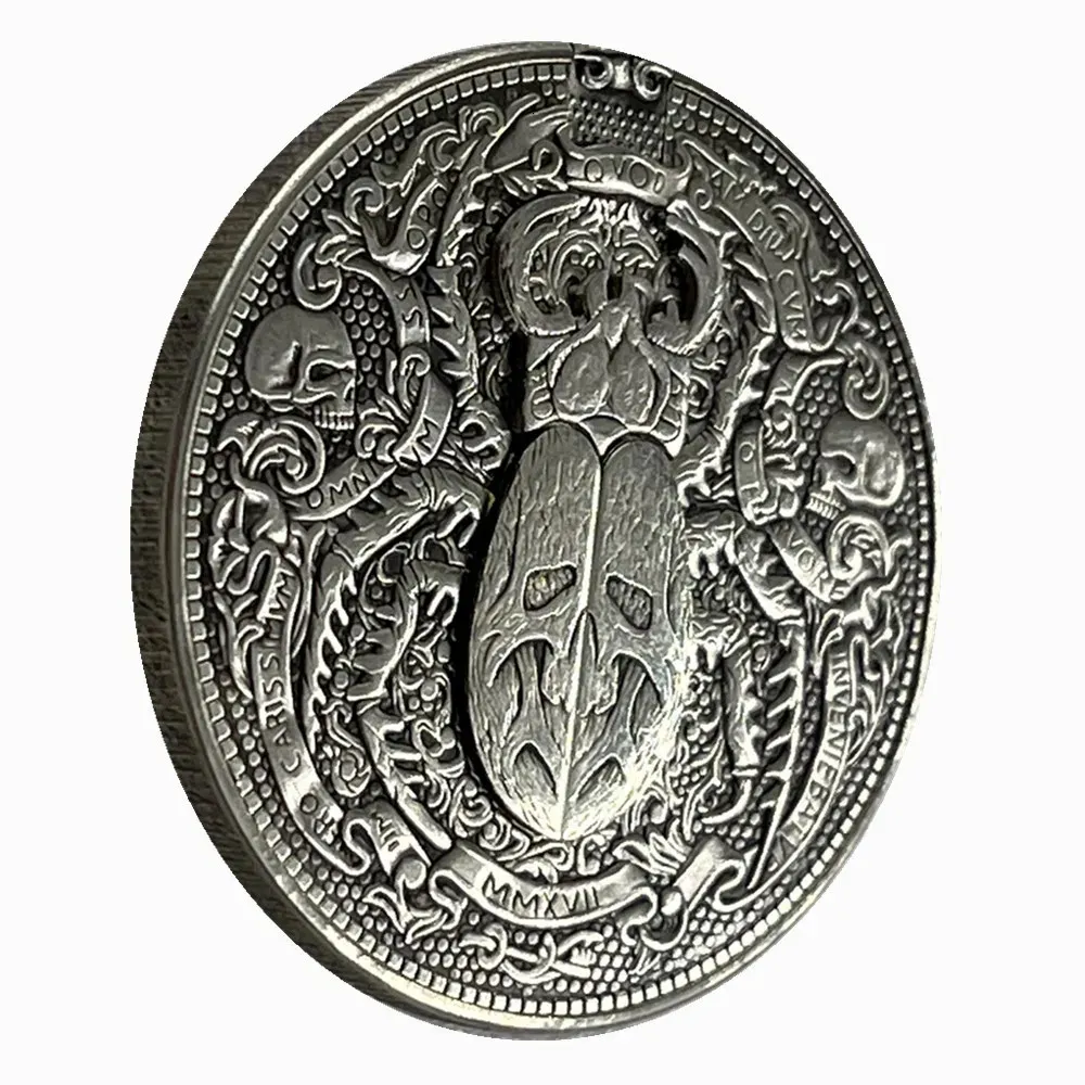 本物ポンテマクス　ポップ　ローマ銀貨 7枚セット 可動メカニズムホーボーニッケルコインゴールドスカラブエジプト