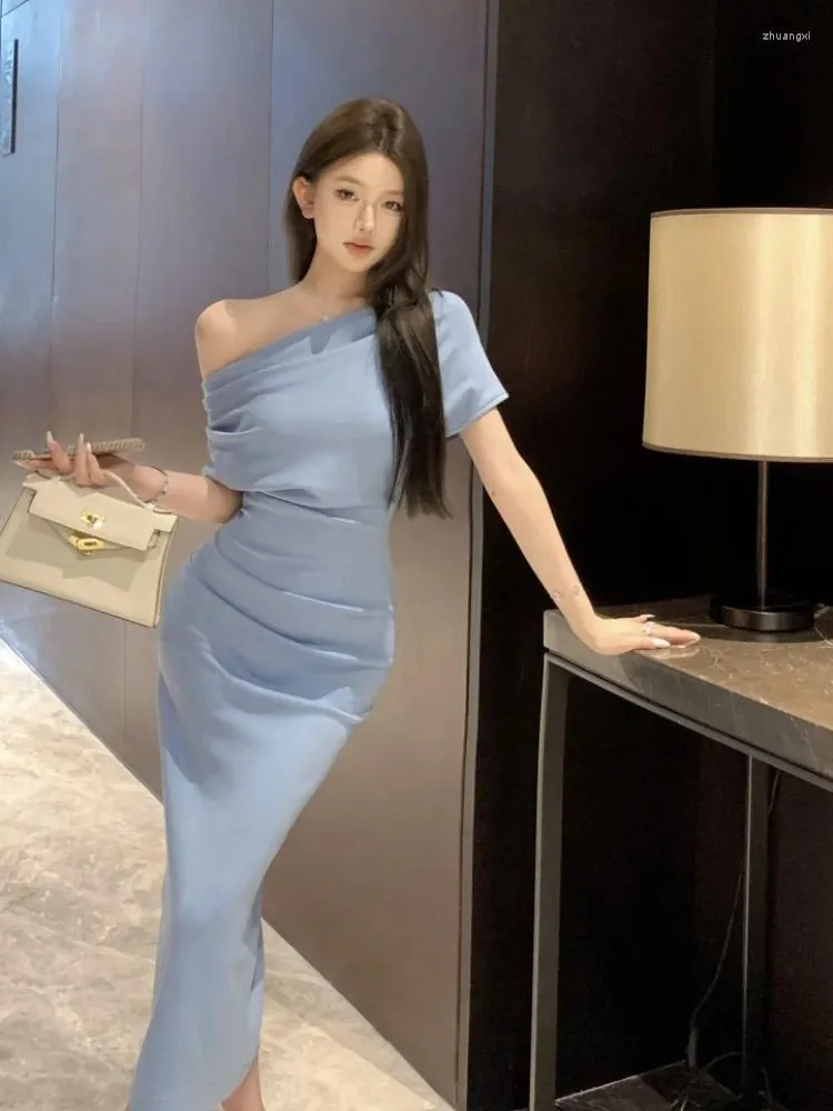 Party Dresses Bodycon Slim Fit Sheath Dress with Diagonal Collar and Off The Shoulder Short Sleeves for Women Summer from Dhgate Urban Sexy Dresses - price 37.2 Party Dresses Bodycon Slim Fit Sheath Dress with Diagonal Collar and Off The Shoulder Short Sleeves for Women Summer from Dhgate Urban Sexy Dresses - price 37.2