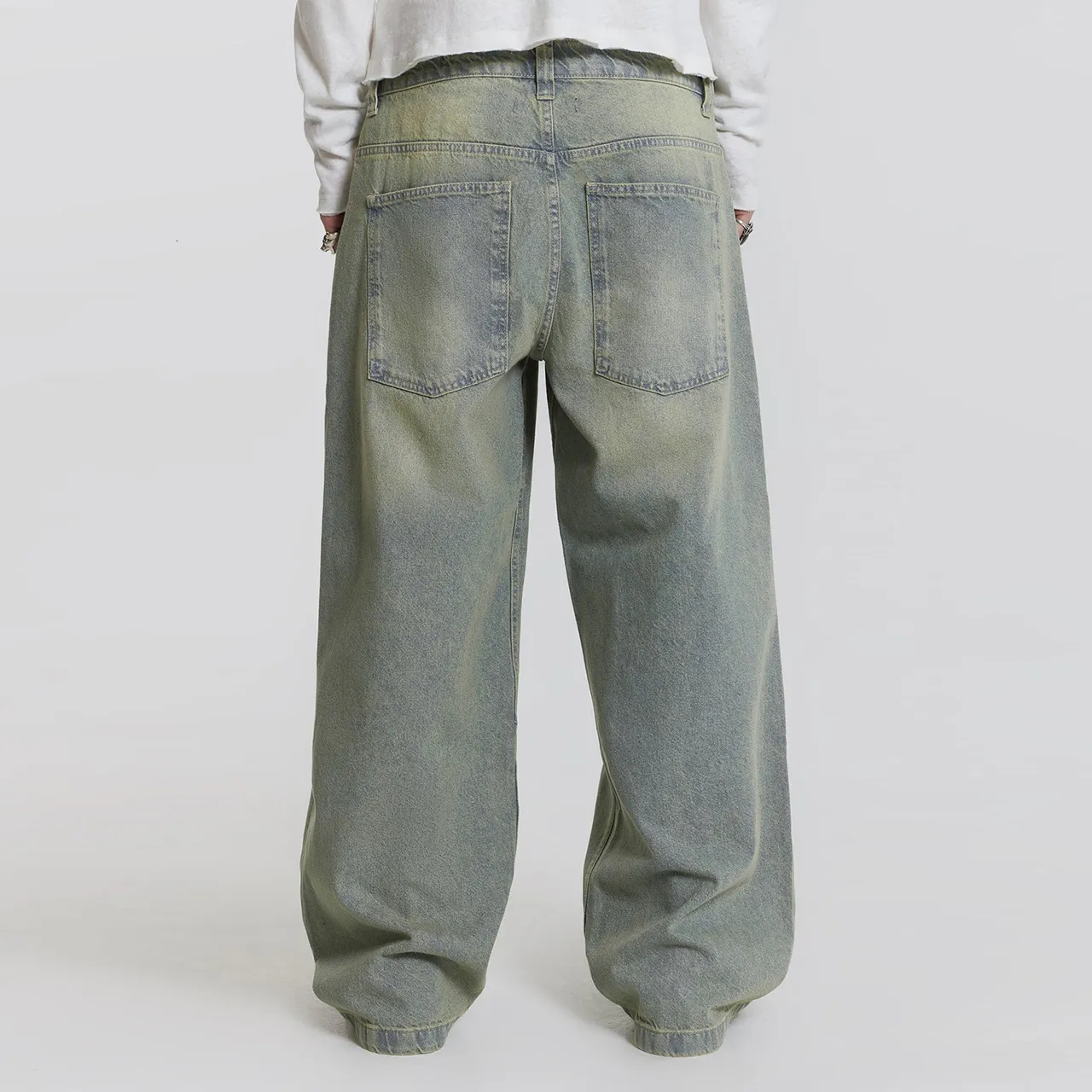 【BAON】Godon Vintage Washed Denim Pants DHgate.com:Vintage Acid Wash Jeans Mens - Stacked Baggy