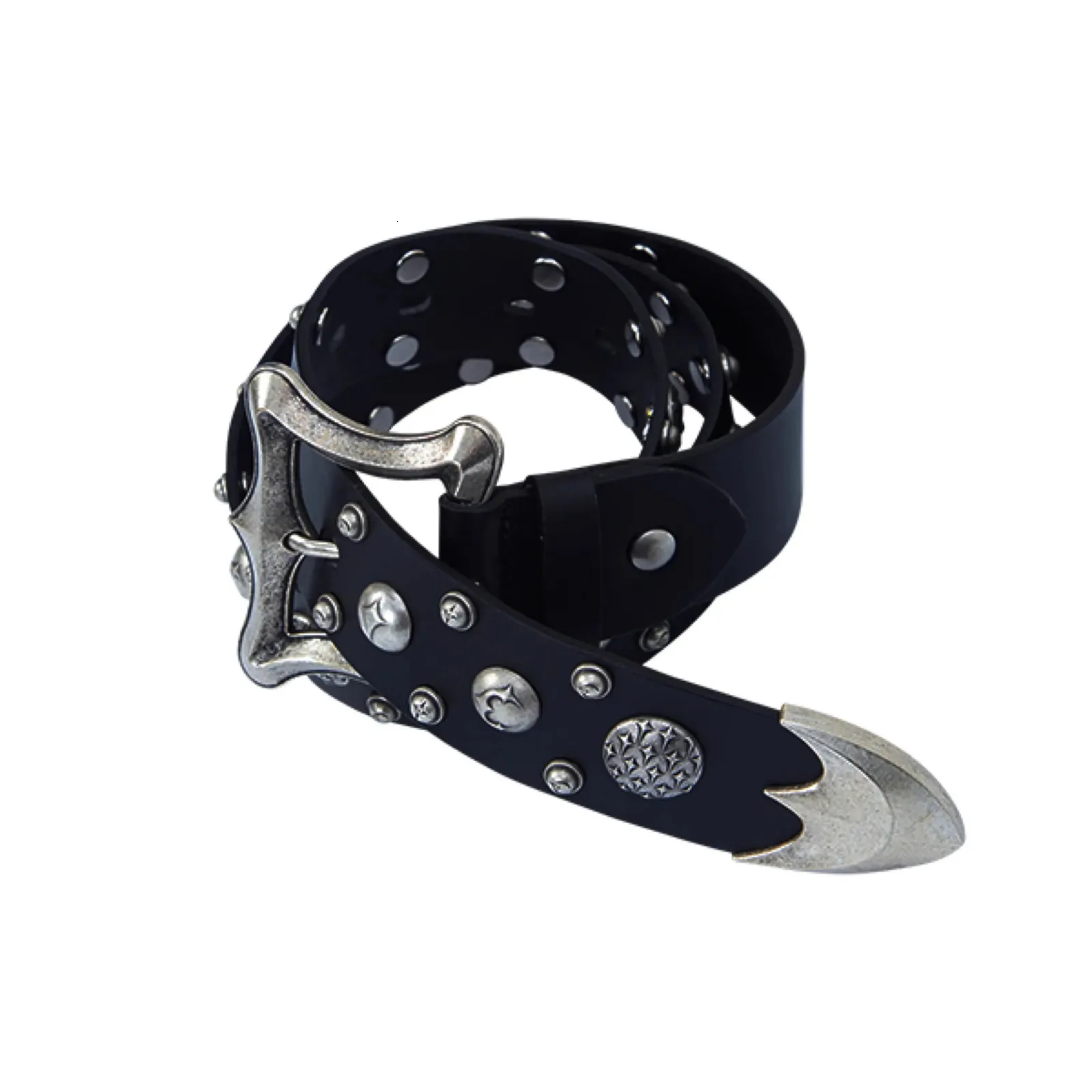 2024 Thug Club Metal Keel Belt Hip Hop Street Genuine 2024 Thug Club Metal Keel Belt Hip Hop Street Genuine