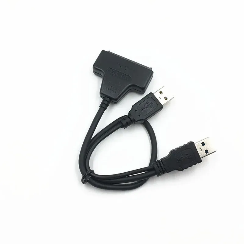 USB3.0 to SATA 22Pin 7 15 Pin Adapter Cable for 2.5 inch HDD Hard Disk External Power Hard Disk Drive Converter