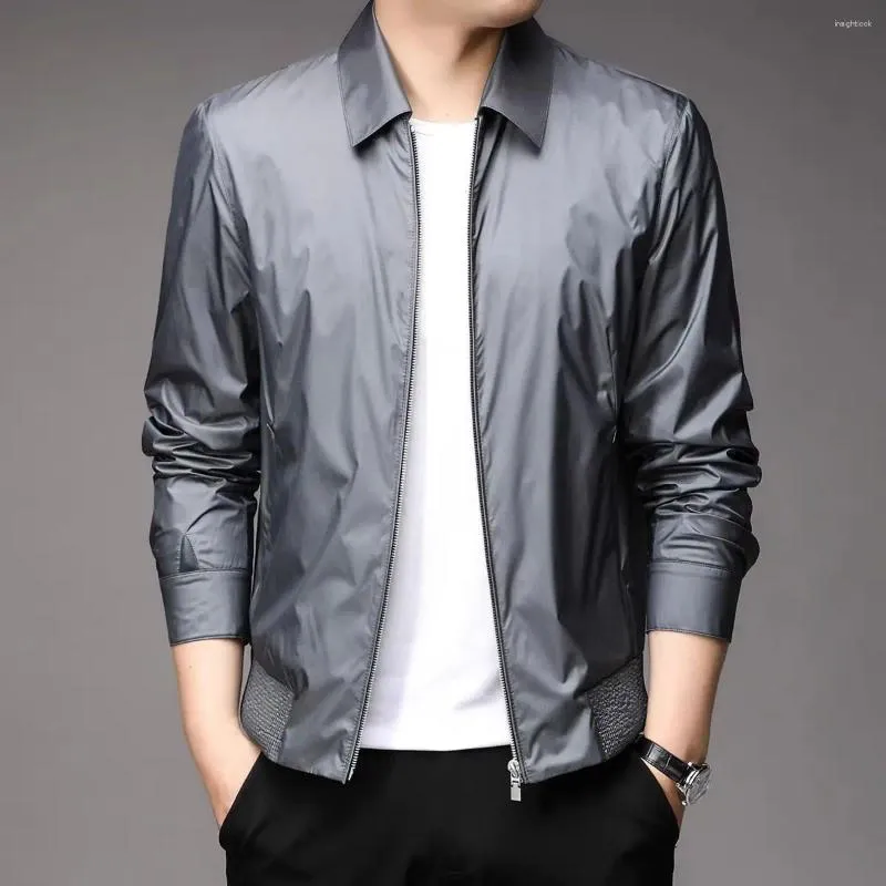 Casual Simplicity Solid Turndown Collar Outerwear Casual Simplicity Solid Turndown Collar Outerwear