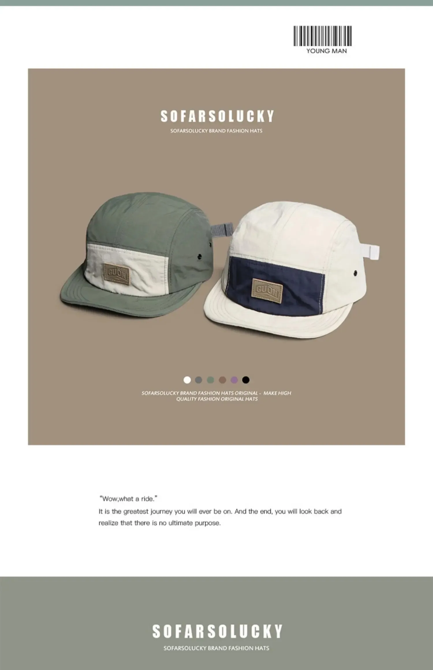 Summer 2021 Baseball Cap Für Herren – Wasserabweisend, Schnell Trocknend, Atmungsaktiv, Verstellbar, Für Sport & Alltag