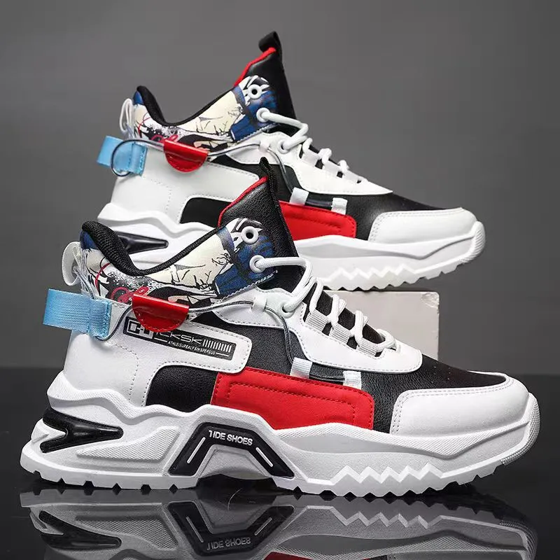 Breathable High School sports shoes with Height Increase