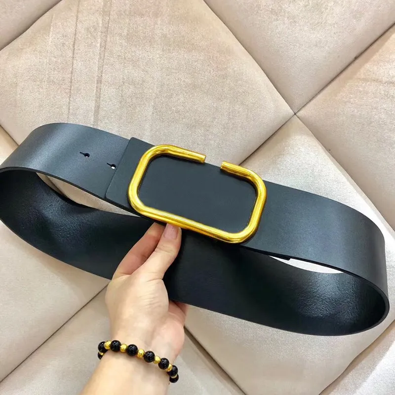 Designer Leather Belt For Women 7.0CM Wide, Casual... From  display picture 2