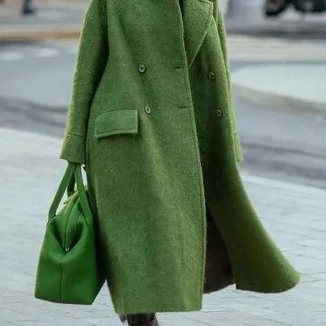 Camel wool coat with lantern sleeves 4580 Camel wool coat with lantern sleeves 4580