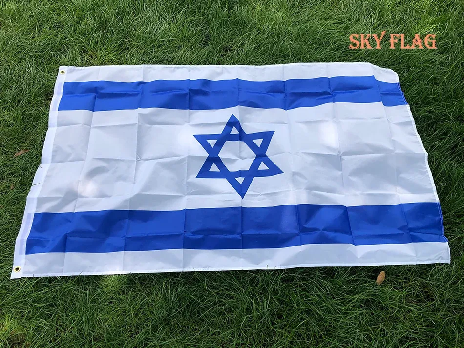 Israel Raya Flag SKY FLAG Israel National Flags 90x150cm Polyester Banner Durable Home ...