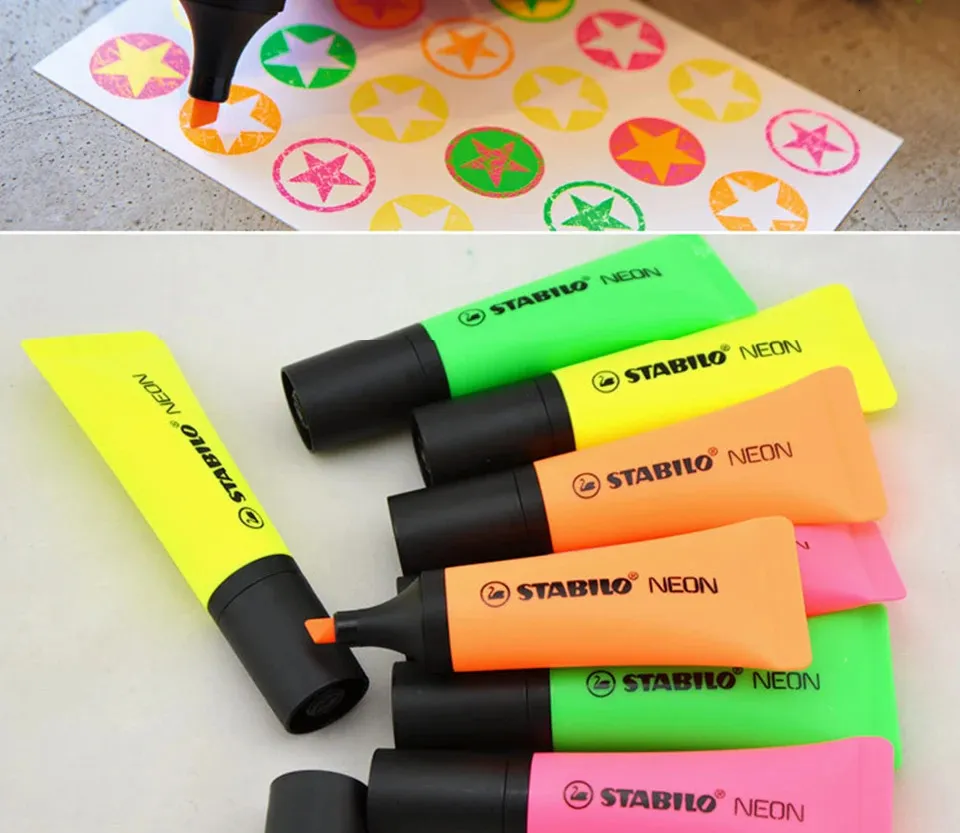 4/6pcs Mini Pretty Waist Color Highlighter Pen Set Adding Super Pastel Marker Liner School Supplies Buy Cheaply On